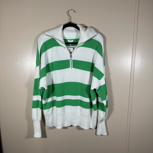NWT aerie beyond quarter zip pullover oversized sweatshirt size XXS - Picture 3 of 8